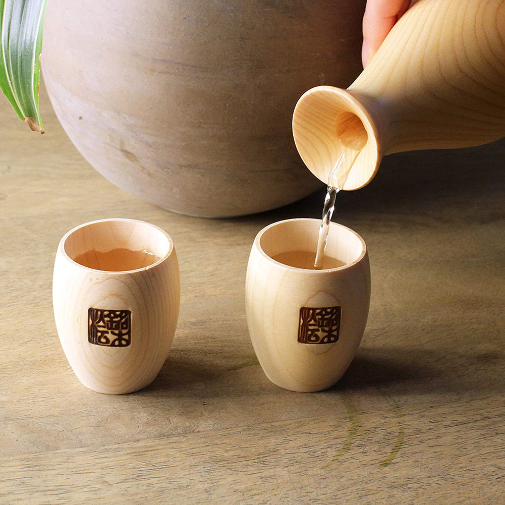 HINOKI SAKE Cup Round shape 789Liquor