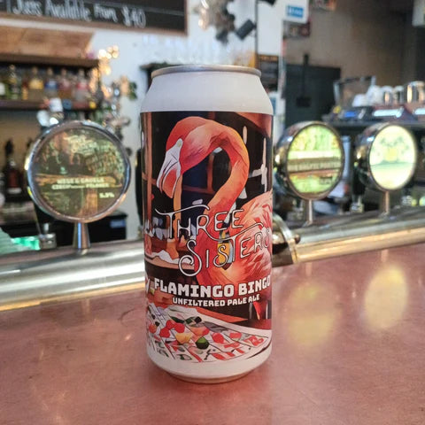Three Sisters Brewery Flamingo Bingo Unfiltered Pale Ale 440ml