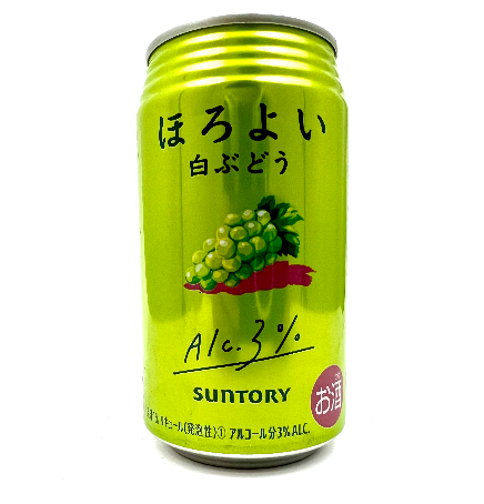 Suntory Horoyoi Chuhi Green Grape 3% 350ml