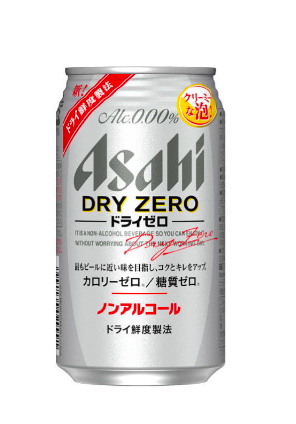 ASAHI DRY ZERO NON-ALC DRINK CAN 350ml
