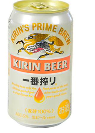 KIRIN ICHIBAN SHIBORI BEER CAN 5% 350ml