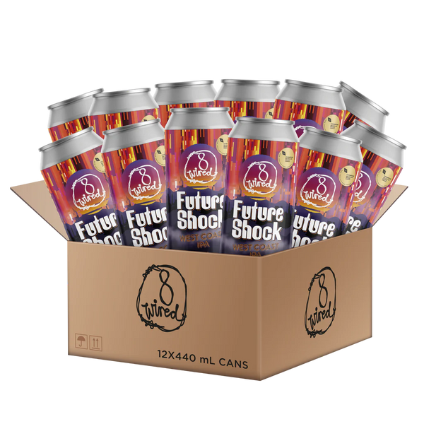 8 Wired Brewing Future Shock WCIPA 12 x 440mls