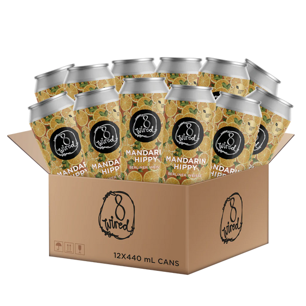 8 Wired Brewing Mandarin Hippy Fruited Sour 12 x 440mls
