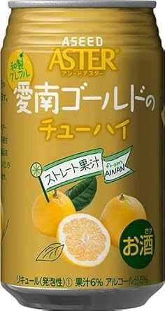Aseed Aster Ainan Gold Chu-Hi (Straight Juice) 350ml