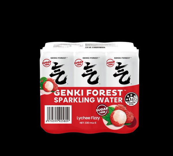 Genki Forest Sparkling Water (Lychee) 330ml*6