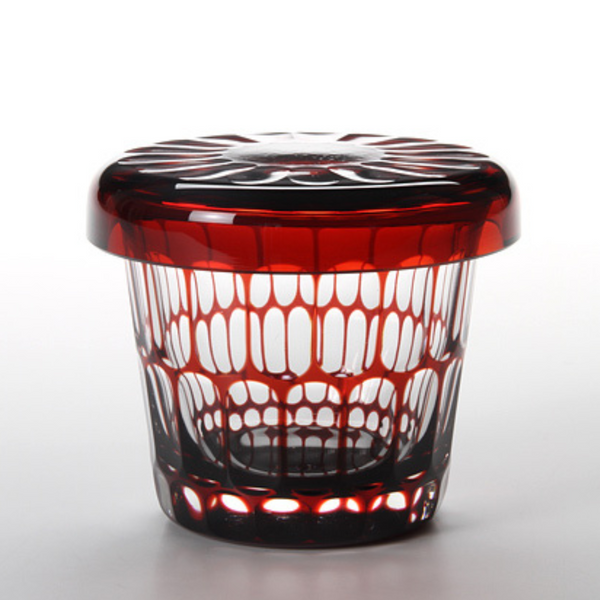 Hirota Futachoko Edo cut glass kamaboko 150ml