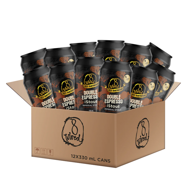 8 Wired Brewing Double Espresso iStout  12 x 330mls