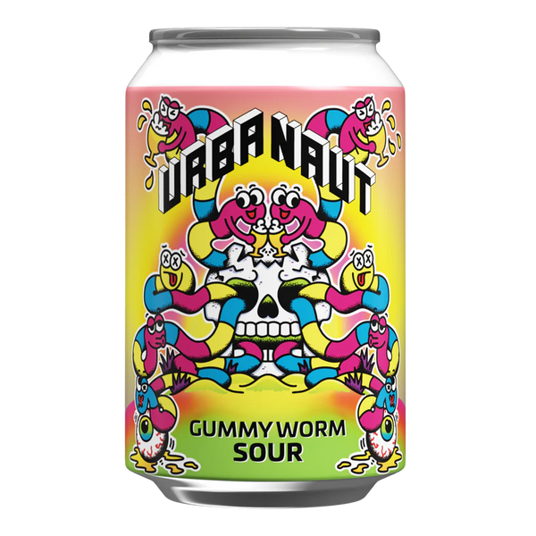 Urbanaut Gummy Worm Sour 330ML