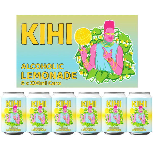KIHI Alcoholic Lemonade 330ML 6 Pack