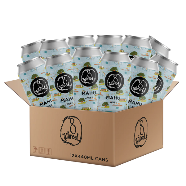 8 Wired Brewing Mahu Lager (24x440ml)