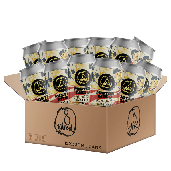 8 Wired Brewing Mister Miso Imperial Stout (12x330ml)