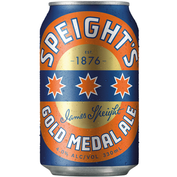 Speights Master Brewers Gold Medal Ale 330mL Can 12 Pack