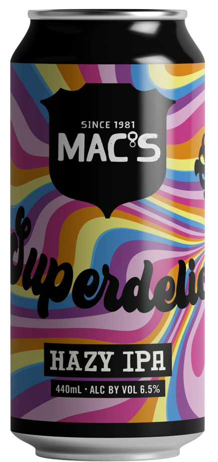 Mac's Superdelic Hazy IPA 440mL Can