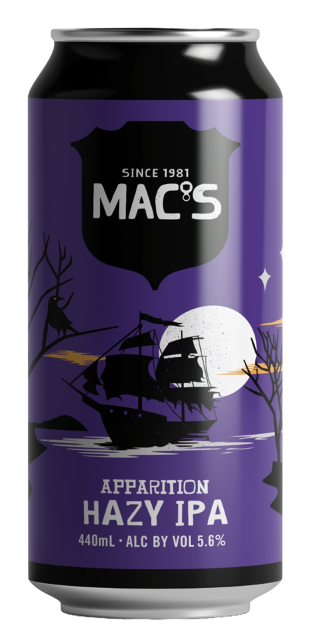 Macs Apparition Hazy IPA 12 x 440mL Can