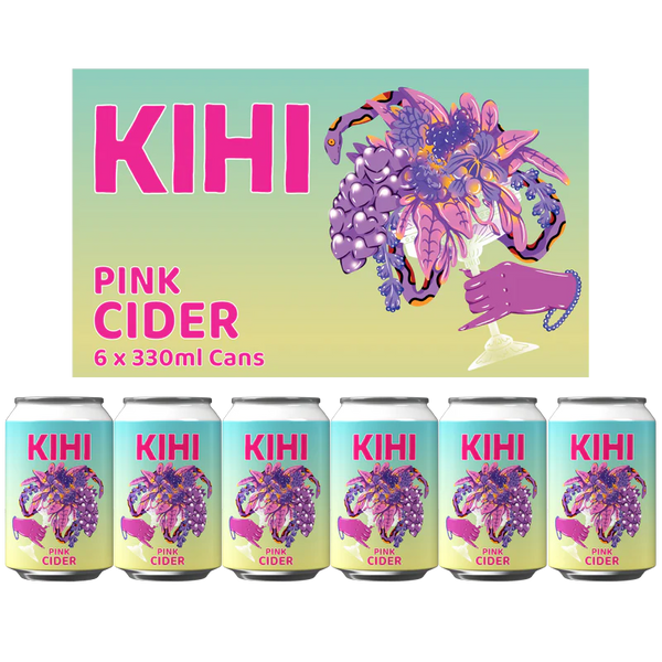 KIHI Pink Cider 330ML 6 Pack
