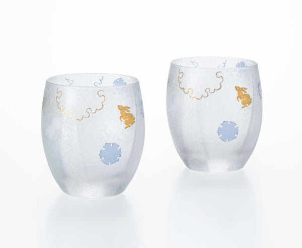 Ishizuka Rabbit and Snow of Glass pair set