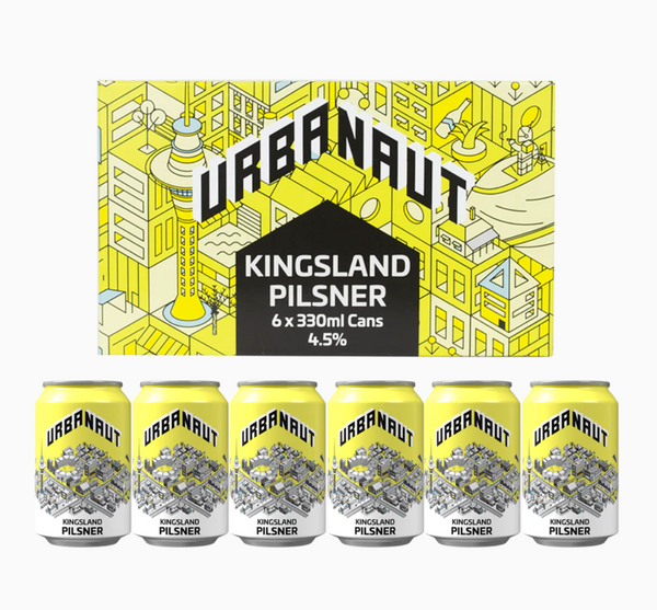 Urbanaut Kingsland Pilsner (6x330ML Cans)