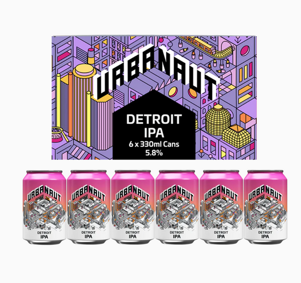 Urbanaut Detroit IPA (6x330ML Cans)