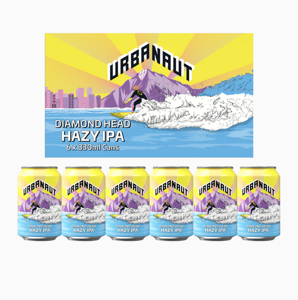Urbanaut Diamond Head Hazy IPA (6x330ML Cans)