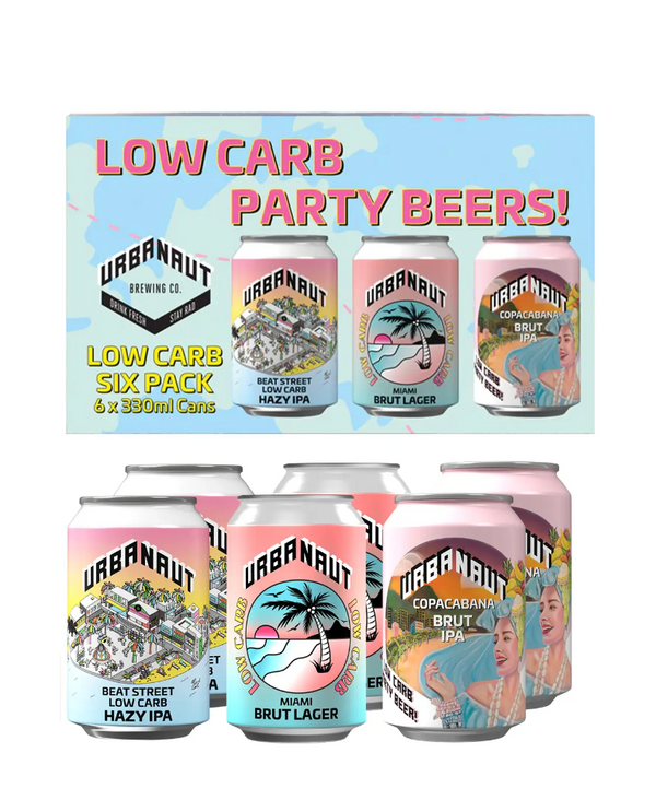 Urbanaut Mixed*Low Carb 330ML (3x2 Mixed 6 pack)