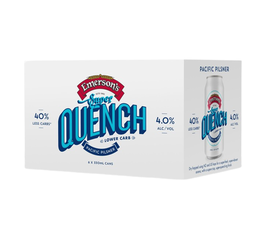 Emerson's Super Quench 330mL Can (6 Pack)
