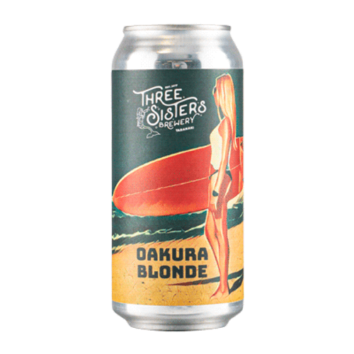 Three Sisters Brewery Oakura Blonde Blonde Ale 440ml