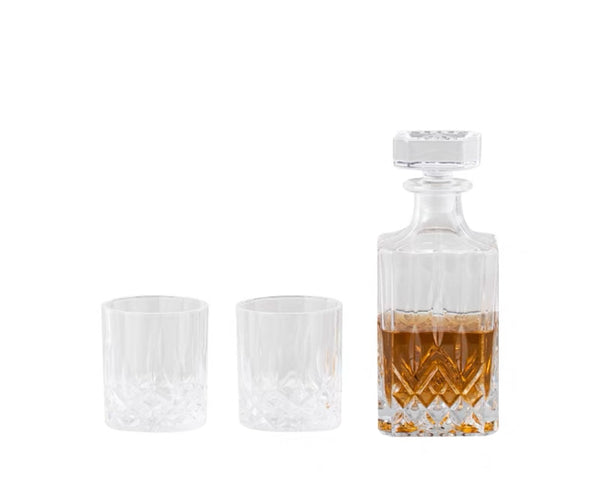 Whiskey Decanter Set 3 Piece