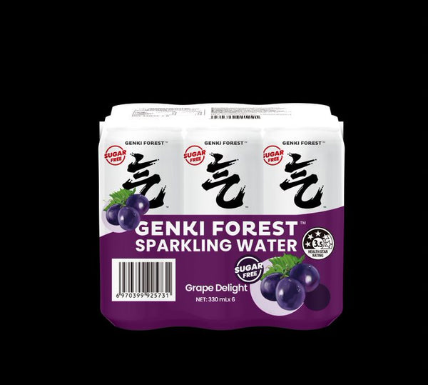 Genki Forest Sparkling Water (Grape)330ml*6