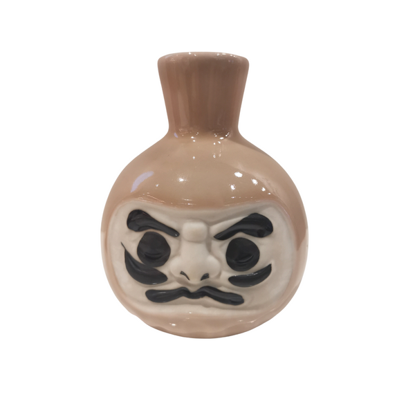 Sake Flask Daruma Pink love Luck