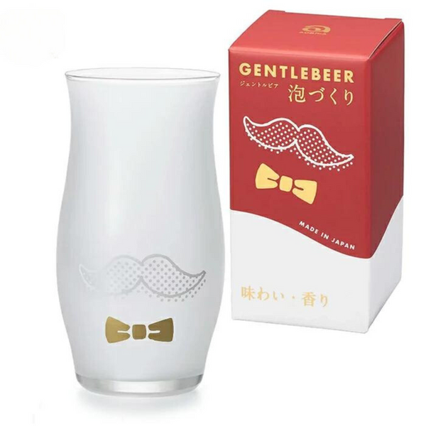 ISHIZUKA ADERIA gentle beer glass-bow tie 420ml